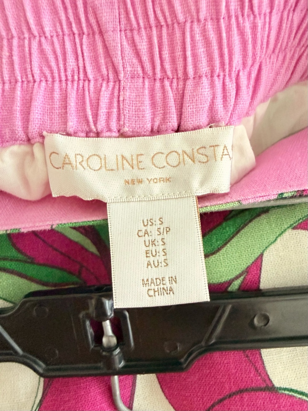 Caroline Constas Floral Print Linen Maxi Skirt Set - Picture 9 of 11